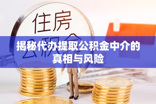 三峡揭秘代办提取公积金中介的真相与风险