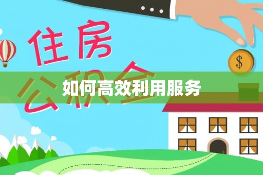 三峡如何高效利用服务